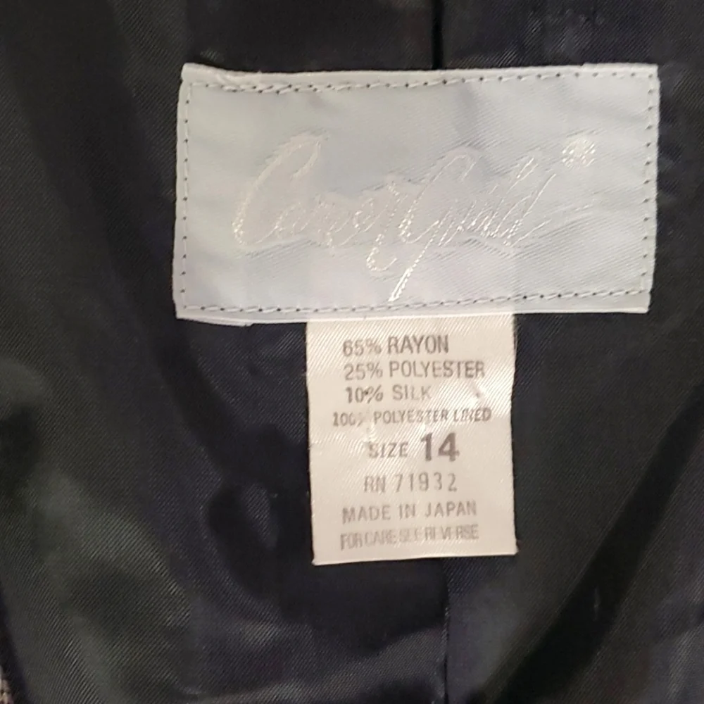 Vintage Gray Suit Jacket